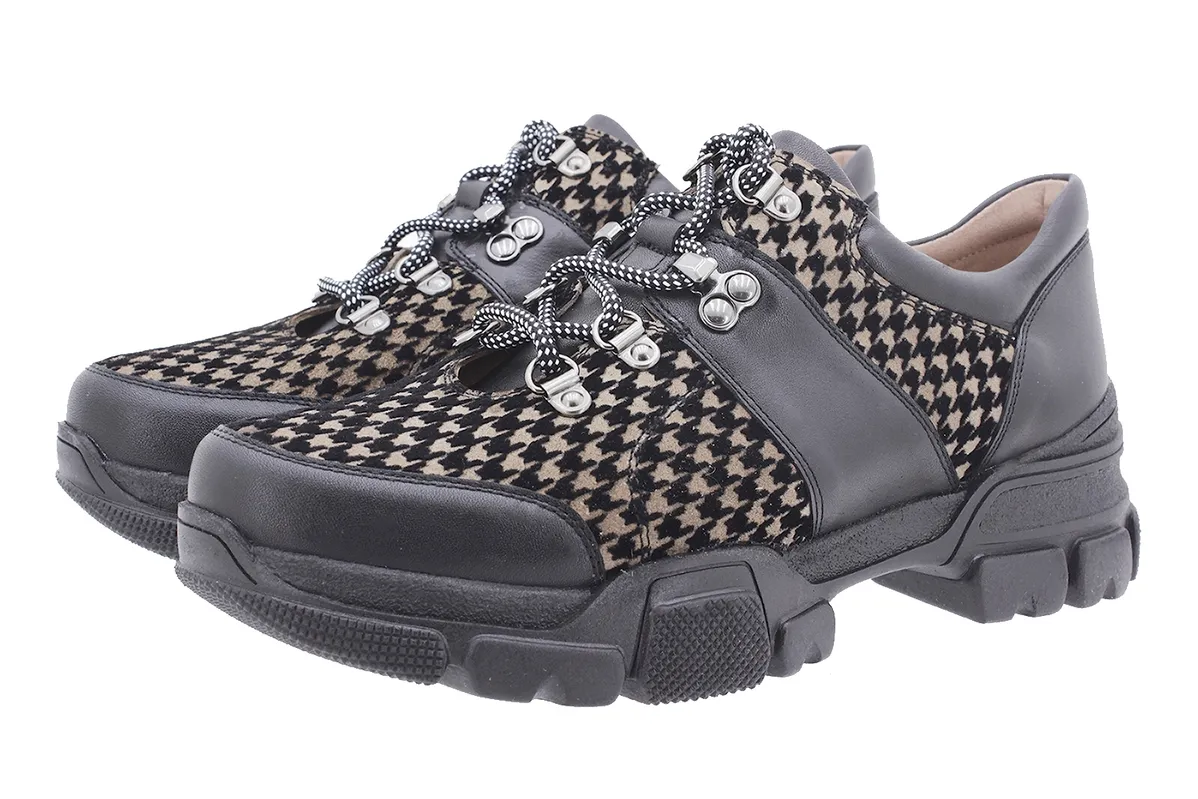 LACEUP SHOE BLACK LEATHER