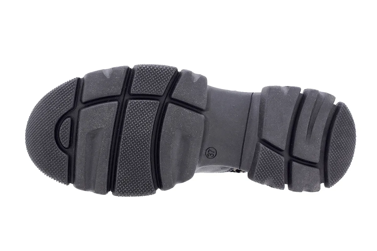 LACEUP SHOE BLACK LEATHER