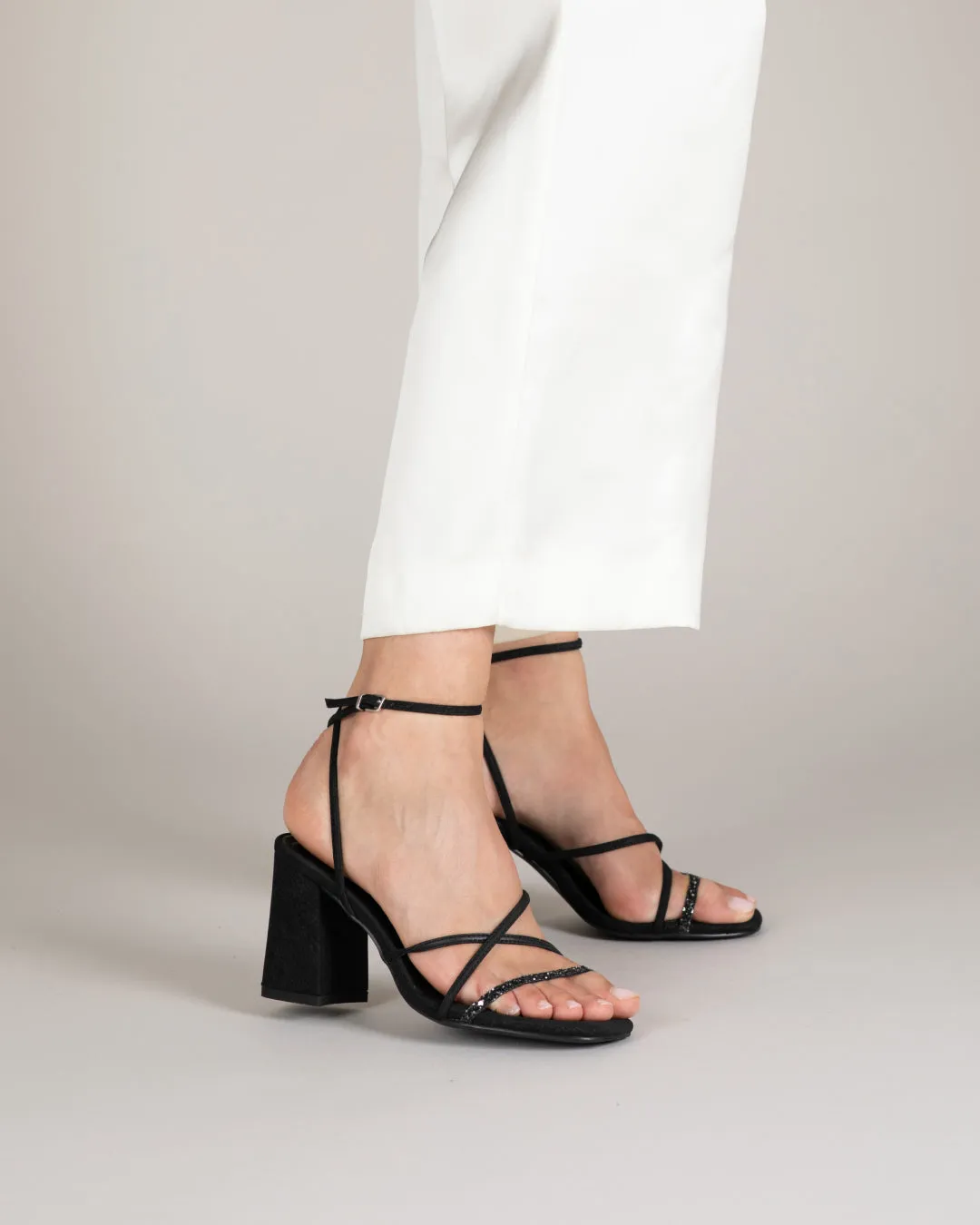 LAURETA BLACK GLITTER