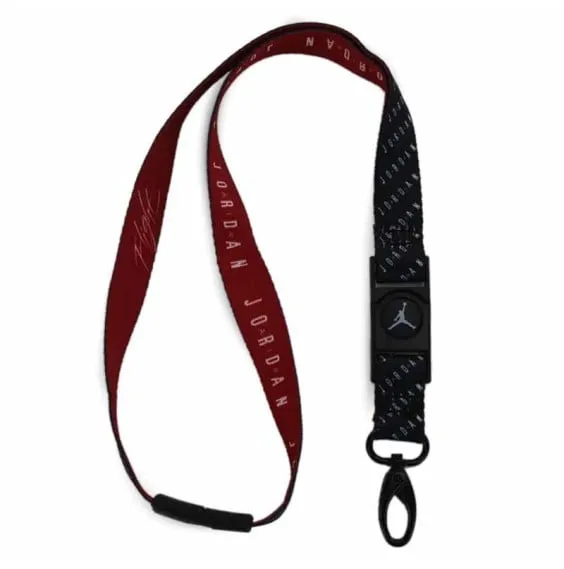 Llavero Jordan Premium Lanyard Printed Reversible