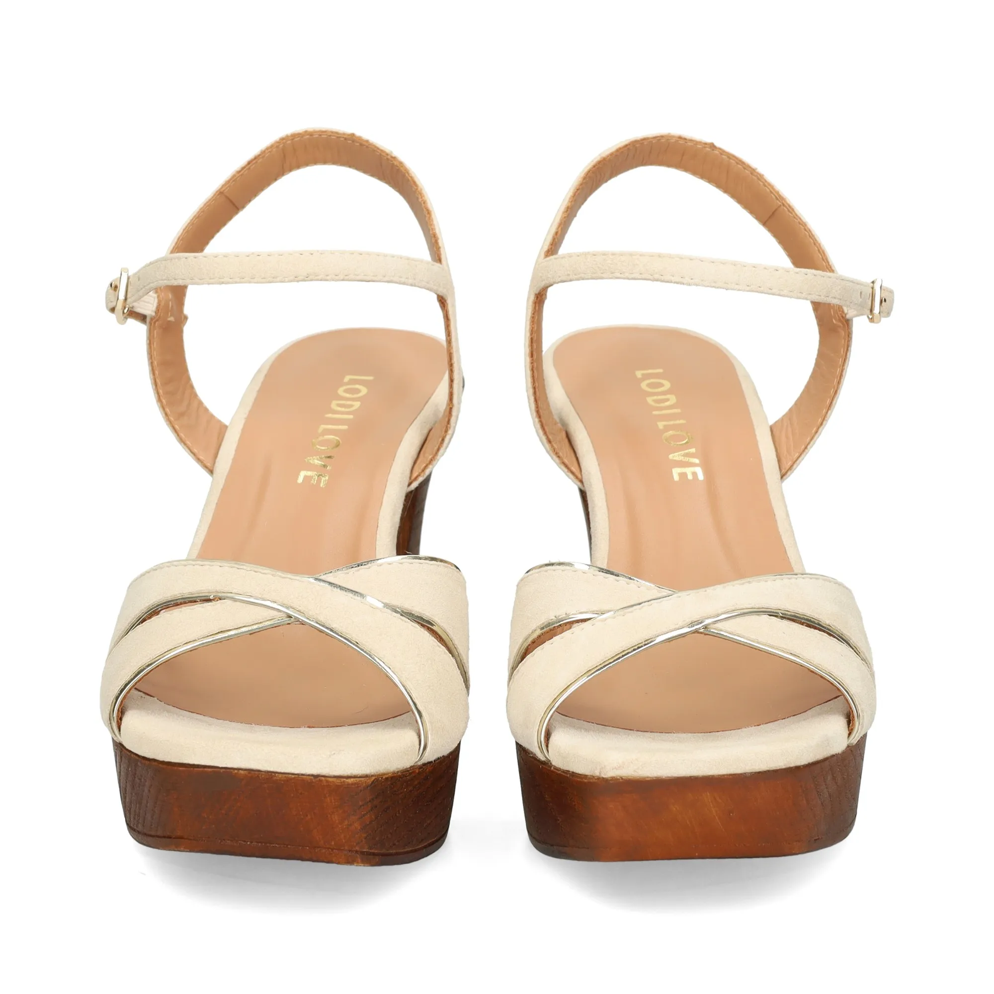 LODI Sandalias con plataforma de Mujer ANTE COTTON