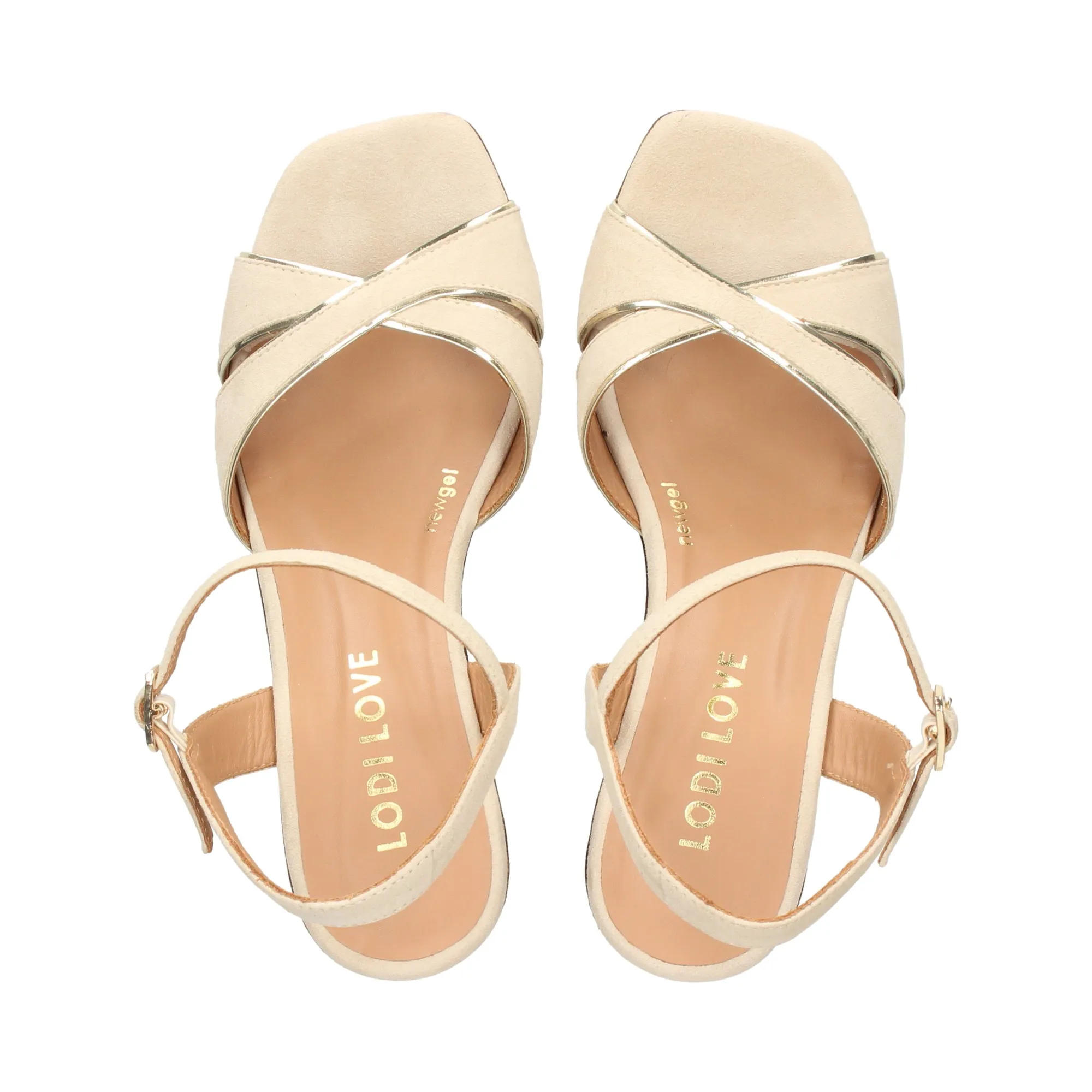 LODI Sandalias con plataforma de Mujer ANTE COTTON