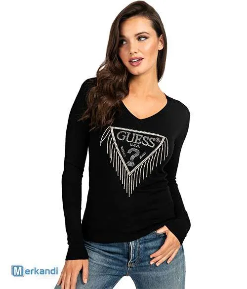 LOTE DE ROPA DE MUJER DE MARCA GUESS   SUéTER DE MUJER