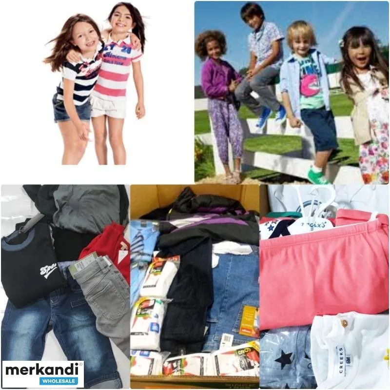 LOTES DE ROPA DE MARCA PARA NIñOS EN OFERTA  GRADO A