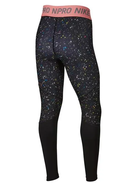 malla nike negro/rosa niña