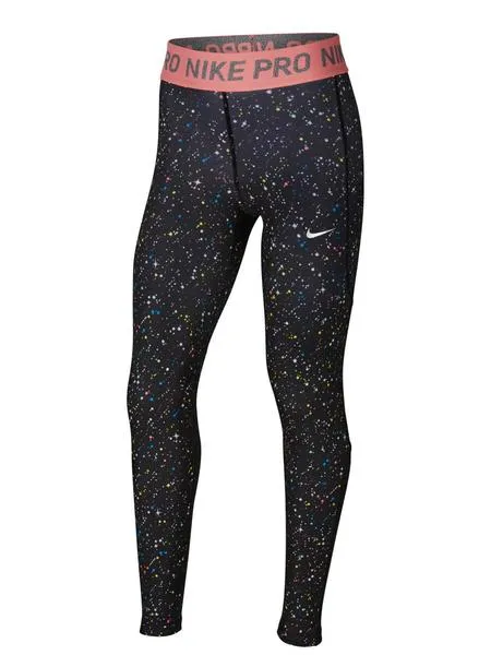 malla nike negro/rosa niña
