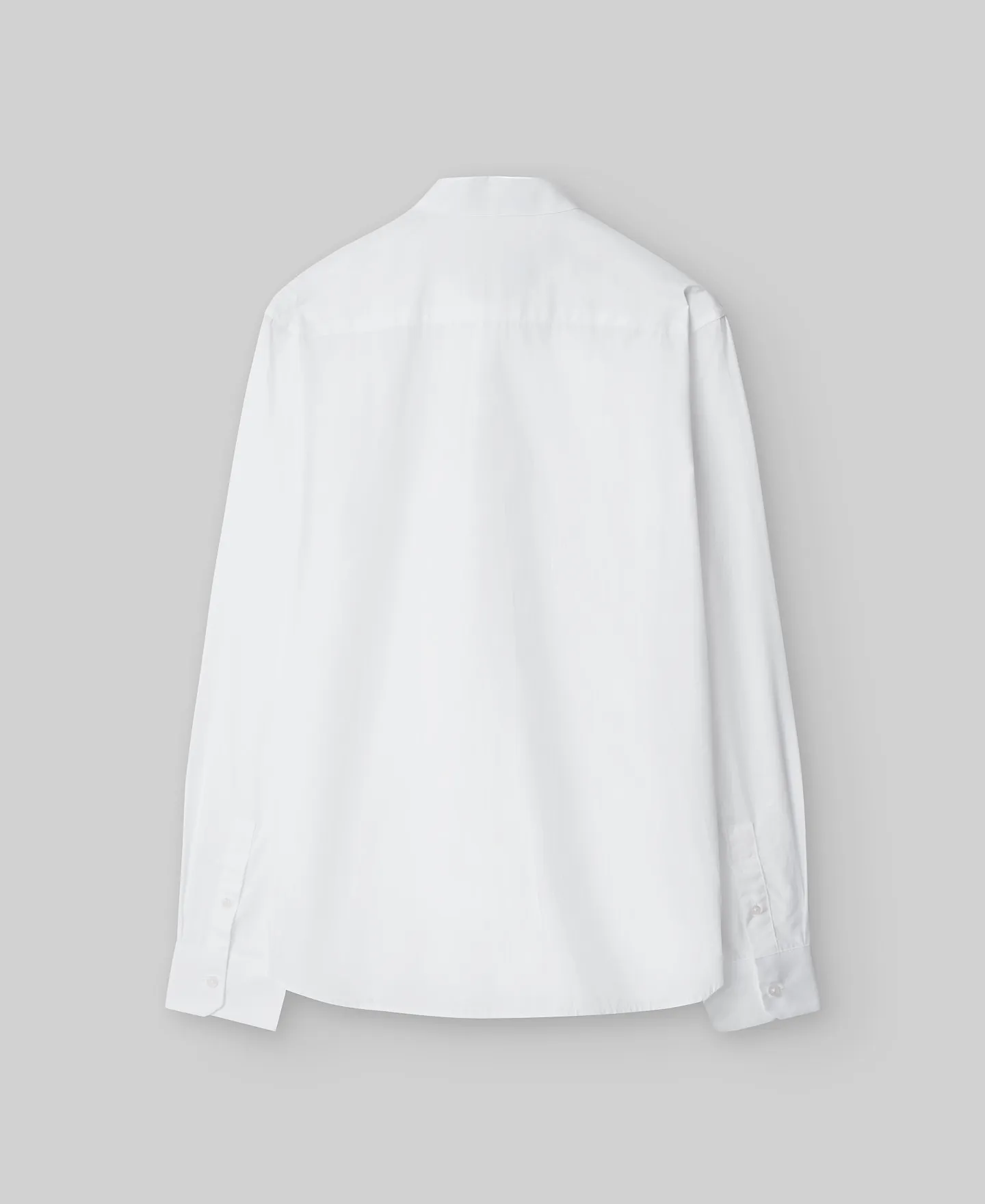 Mandarin collar organic cotton shirt man