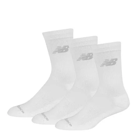 MEDIAS UNISEX PERFORMANCE COTTON CUSHIONED CREW 3 PACK  LAS95363WT0: M