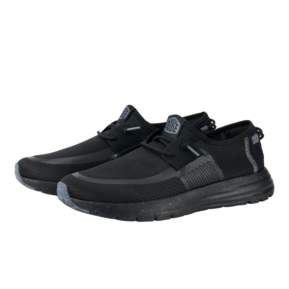 MEN'S HEY DUDE SIROCCO PERF MESH BLACK/BLACK
