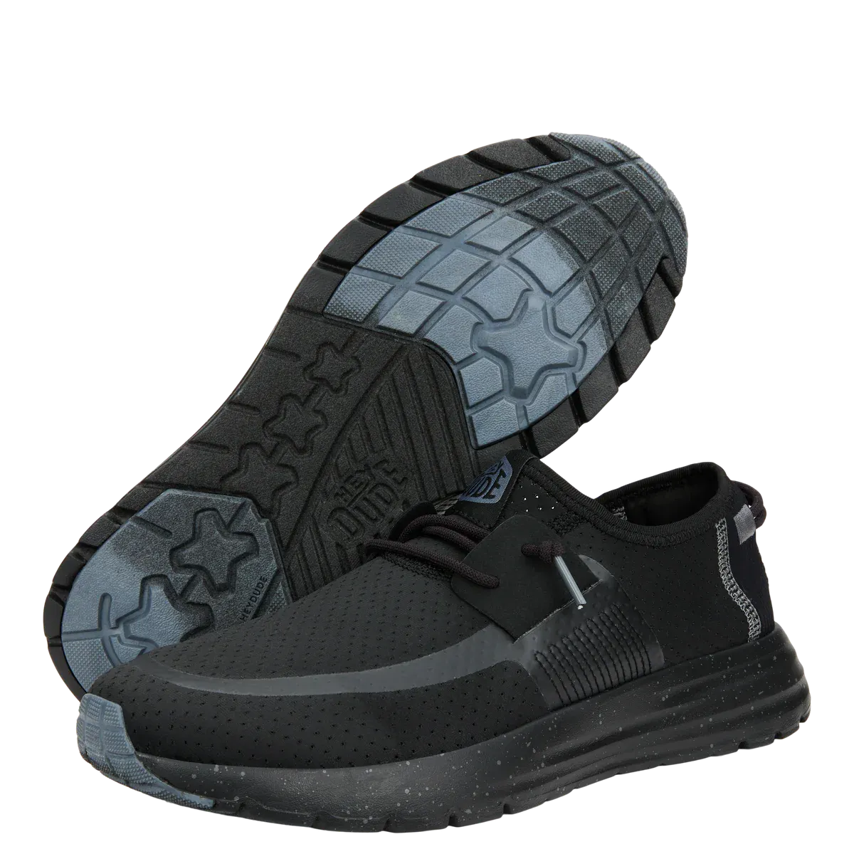 MEN'S HEY DUDE SIROCCO PERF MESH BLACK/BLACK