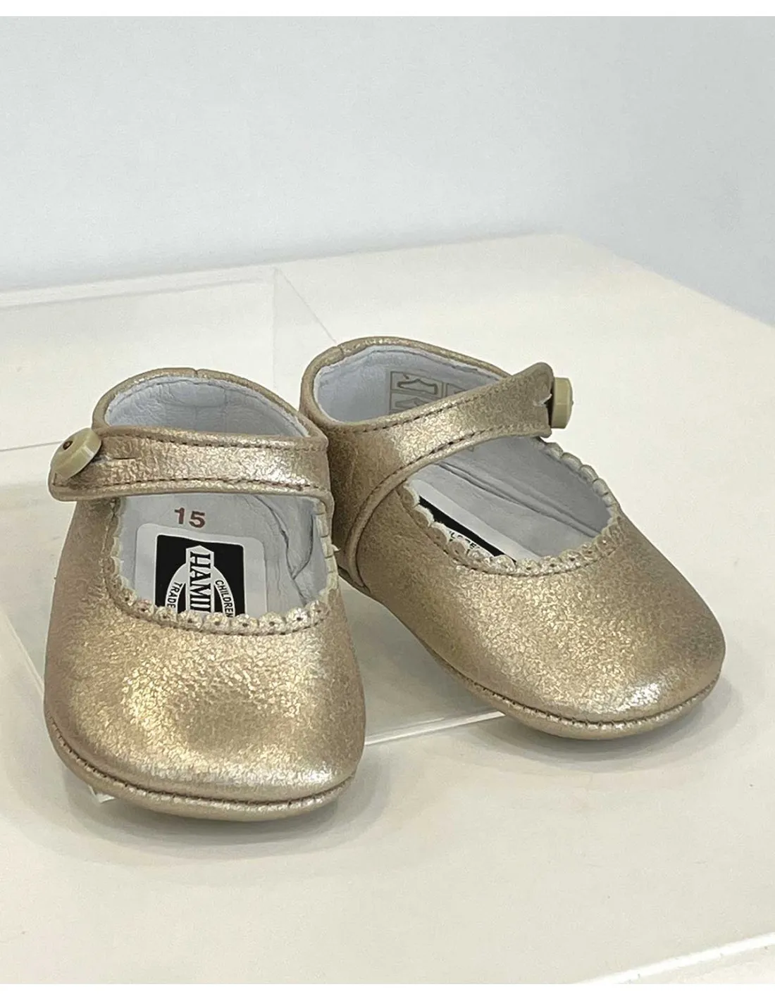 Merceditas Niña Bebé Ceremonia Piel Doradas Hamiltoms Gux´s