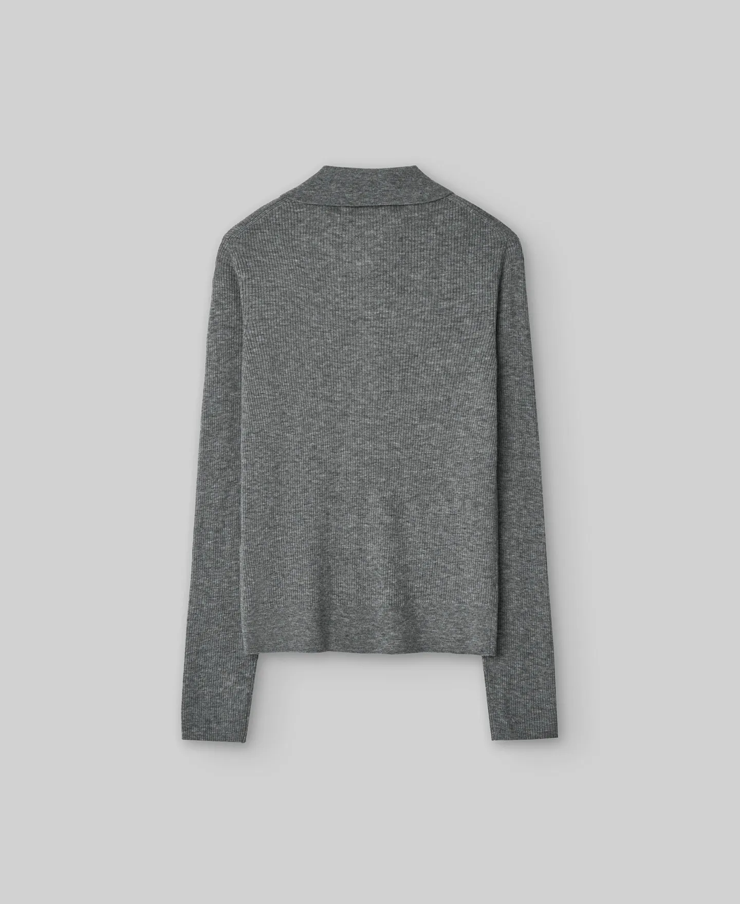 Merino wool polo shirt woman