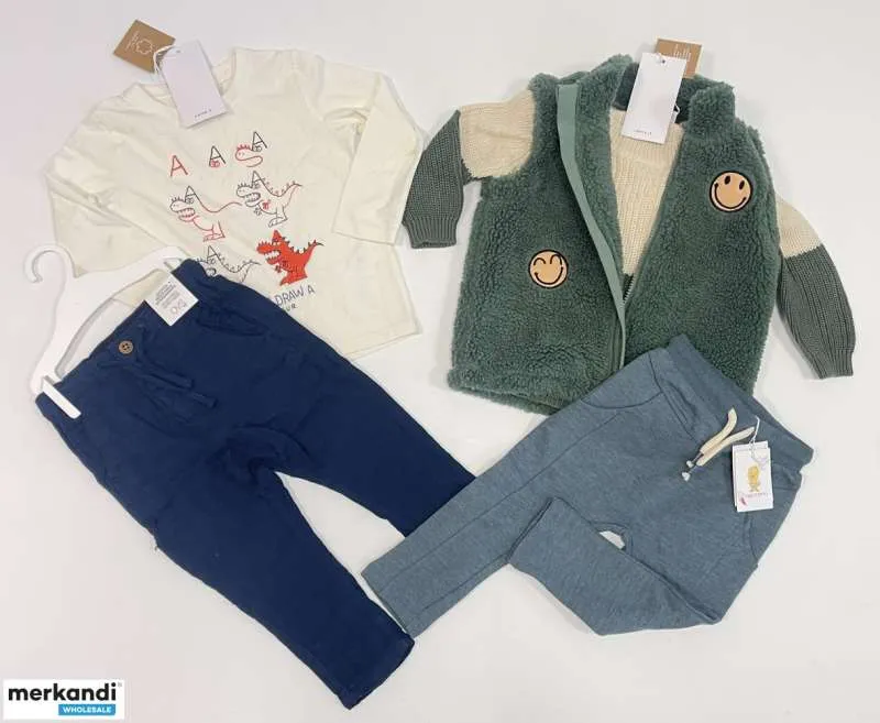MEZCLA DE MARCA OTOÑO  INVIERNO. ROPA DE STOCK PARA NIÑOS.