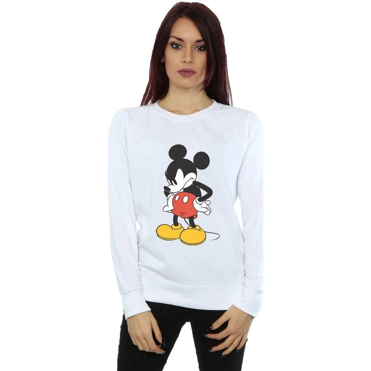 Mickey Mouse Angry Look Down