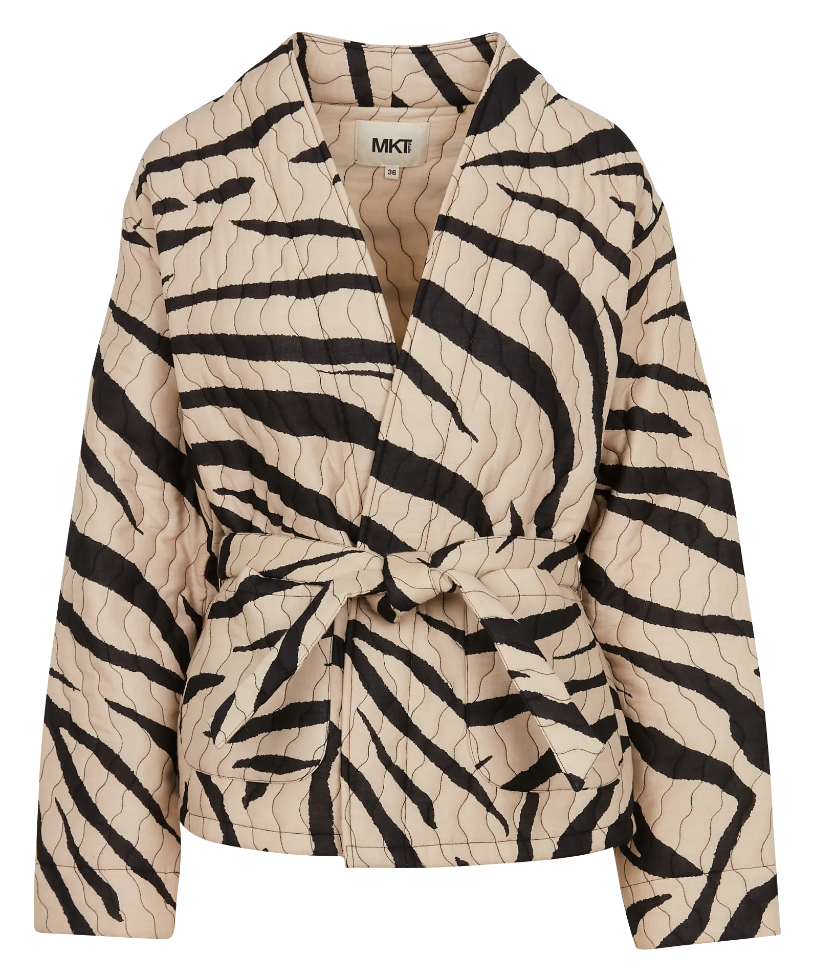 MKT VERACRUZ  CHAQUETA KIMONO ACOLCHADA DE ALGODóN EN GRIS