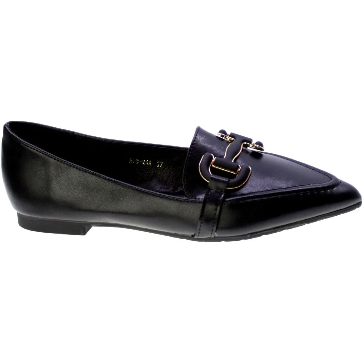 MOCASSINO DONNA NERO A0324ANE