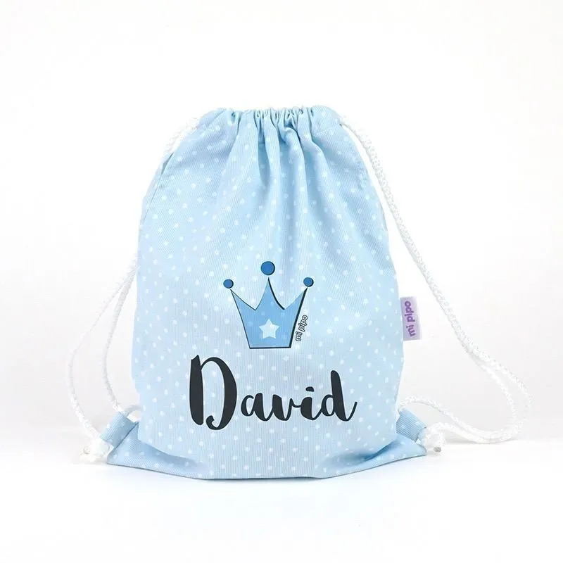 Mochila bebé Corona personalizada