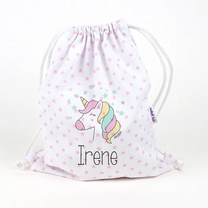 Mochila bebé Unicornio Personalizado