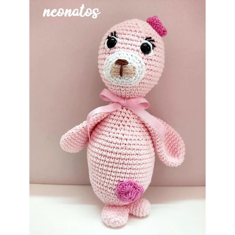 Muñeco amigurumi foca