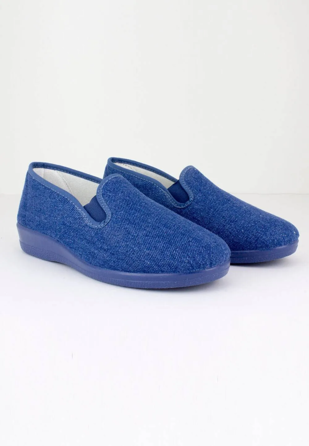 NATALIA  ZAPATILLAS DE MUJER ELáSTICOS TEJANO