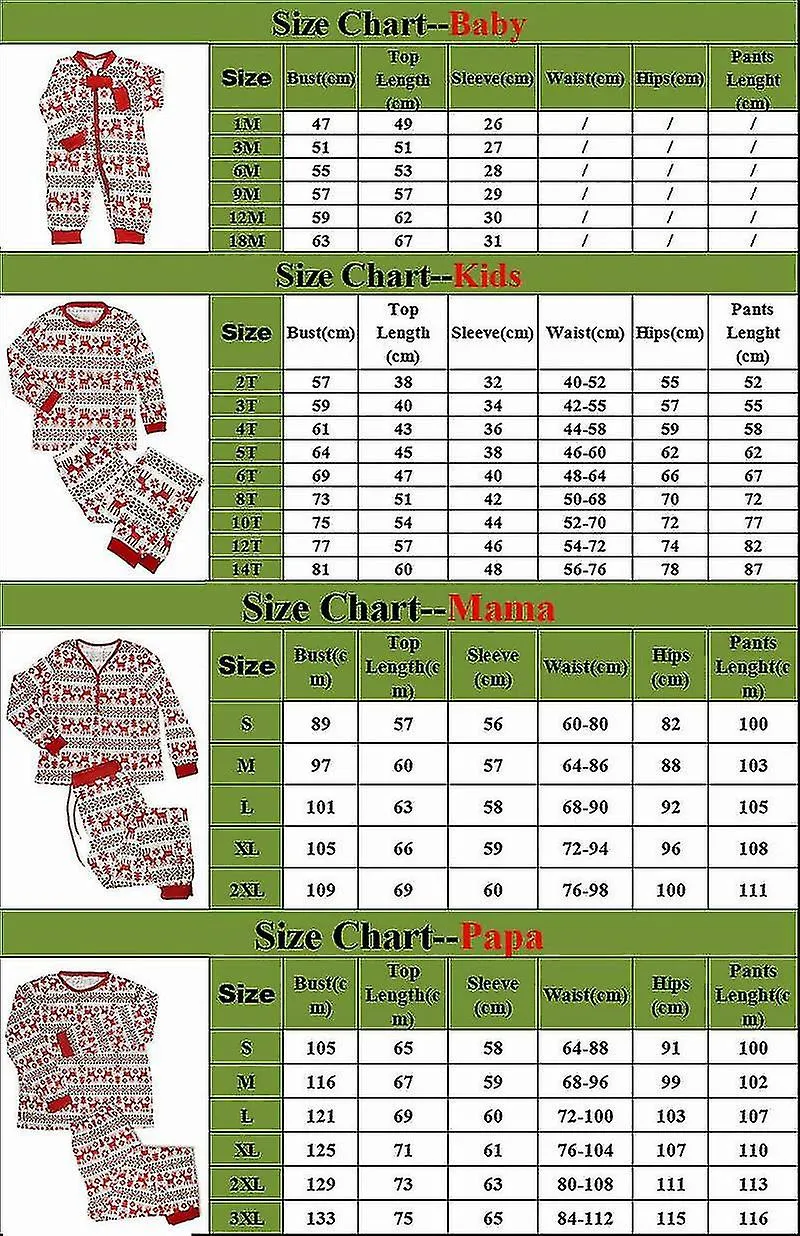 NAVIDAD FAMILIA A JUEGO PIJAMA ROPA DE DORMIR PJS SET FESTIVO ADULTOS NIñOS ROPA DE DORMIRC