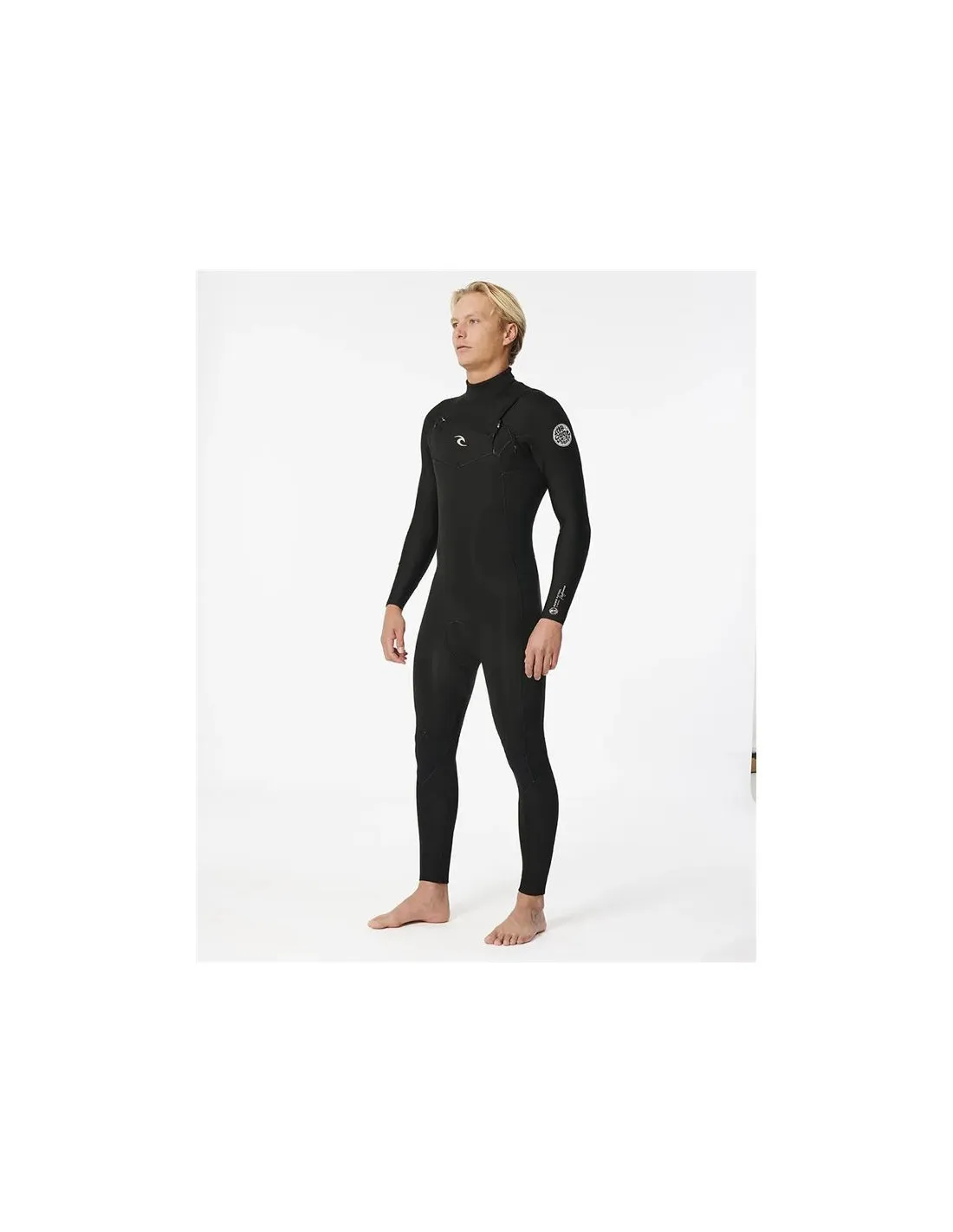 Neopreno de Surf Rip Curl Dawn Patrol Cremallera 3/2 Hombre Negro