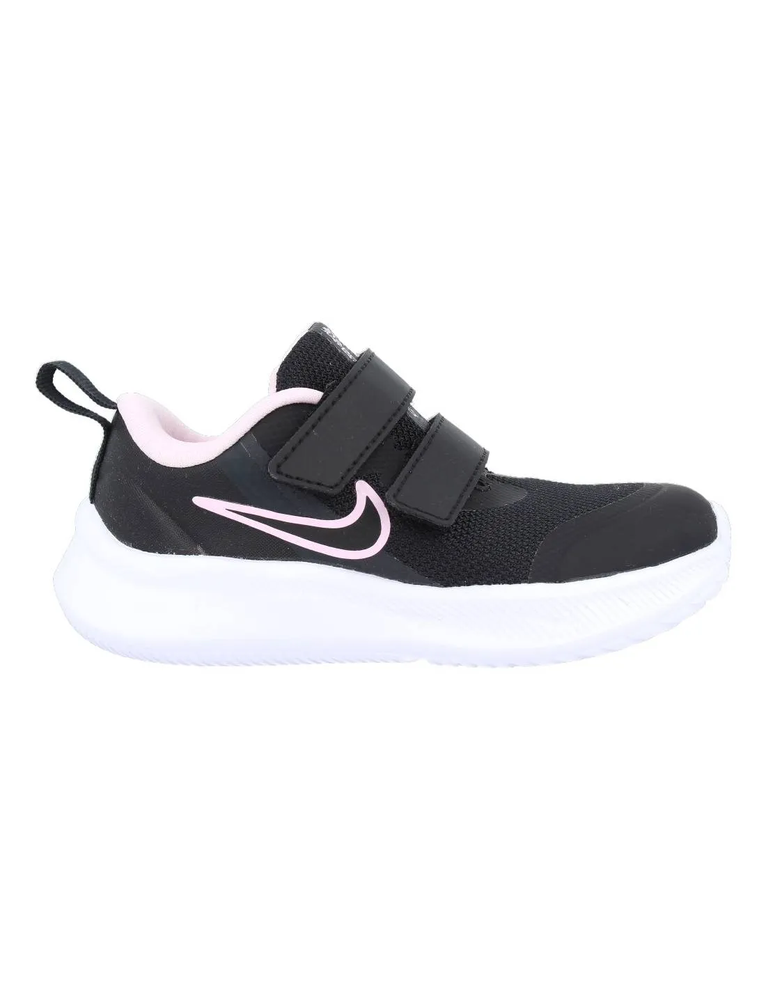 NIKE  DEPORTIVA BEBé STAR RUNNER 3 NEGRO/ROSA