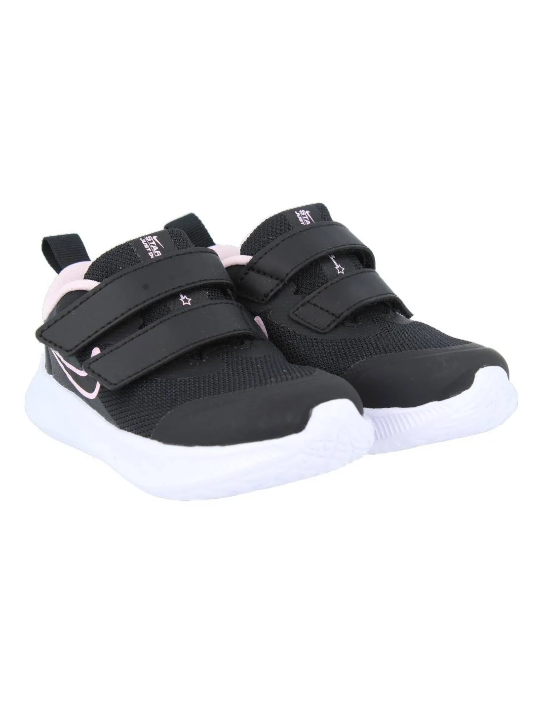 NIKE  DEPORTIVA BEBé STAR RUNNER 3 NEGRO/ROSA