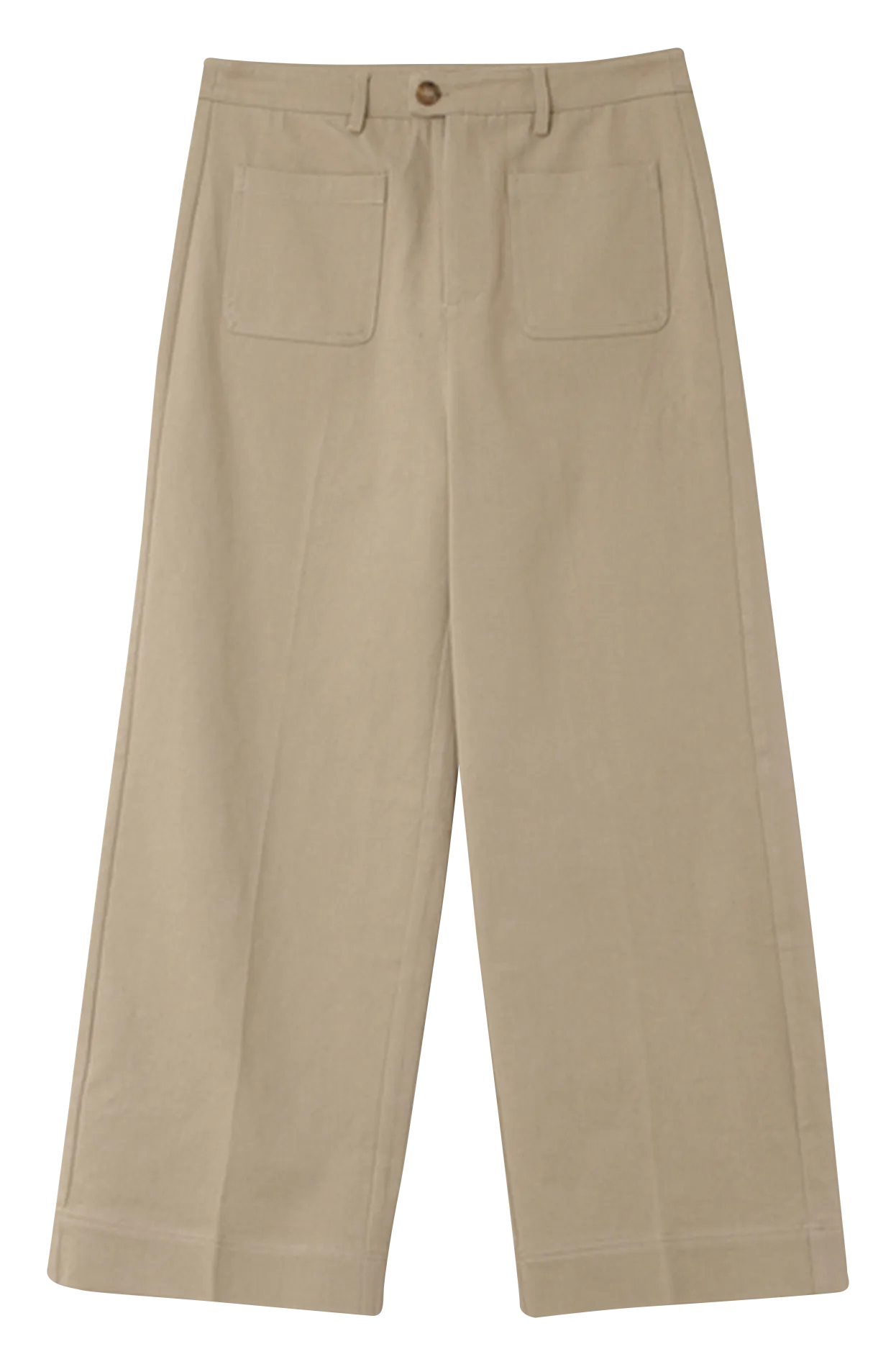 NINO  PANTALóN ANCHO 7/8 DE ALGODóN EN BEIGE