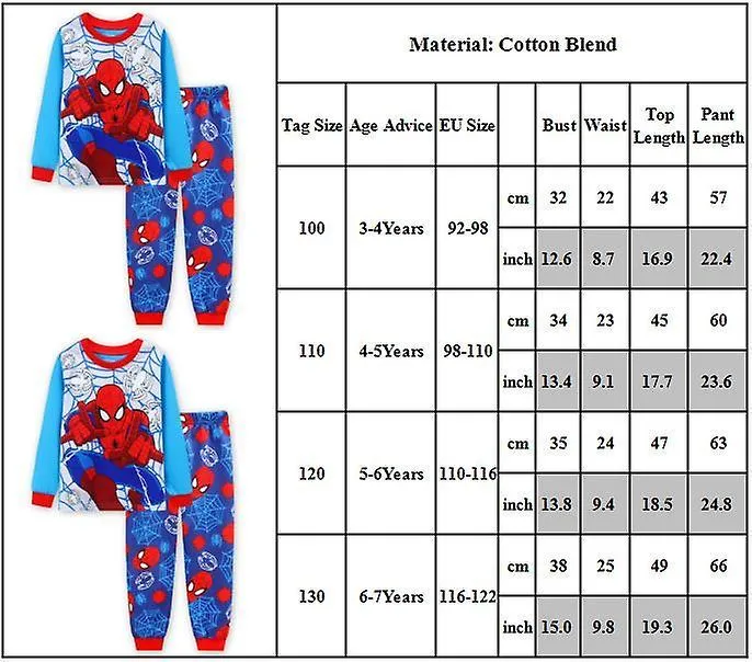 NIñOS NIñOS NIñOS MARVEL SPIDERMAN ESTAMPADO SUPERHéROE PIJAMA TRAJES CAMISETA DE MANGA LARGA PANTALONES LARGOS SET ROPA DE DOR