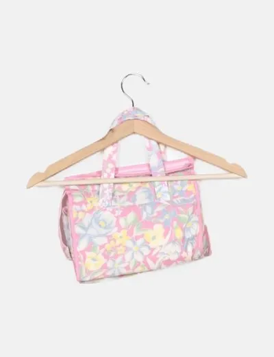 NoName Bolso floral rosa