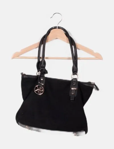 NoName Bolso negro textura