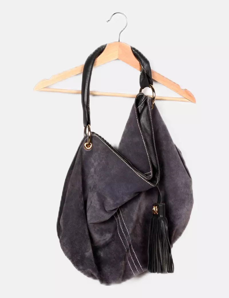 NoName Bolso saco gris