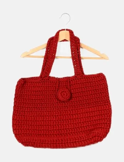 NoName Bolso shopper macramé