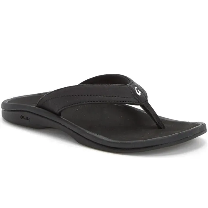 Olukai Women's Ohana Black/Black