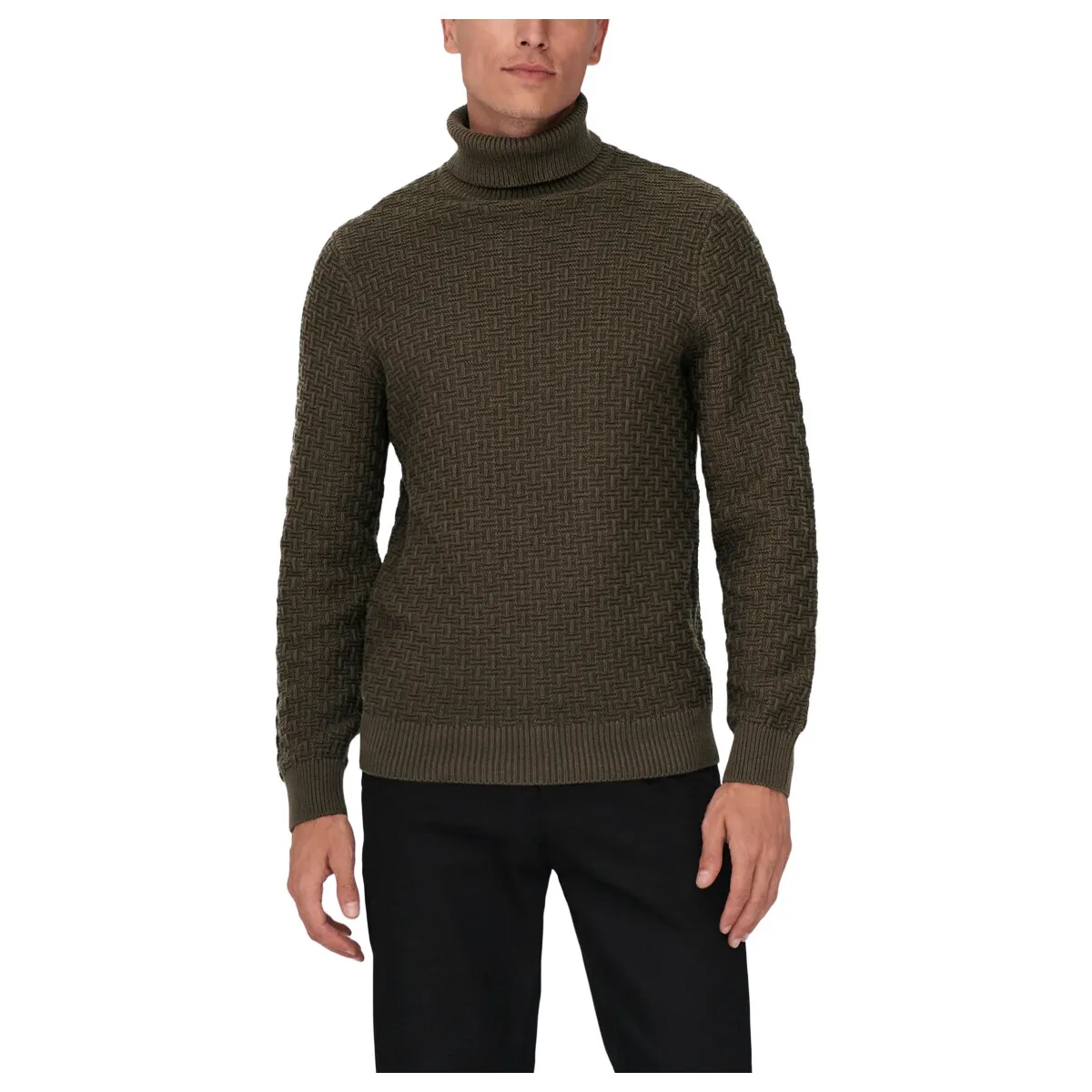 ONSKAY REG ROLL NECK KNIT  22023177