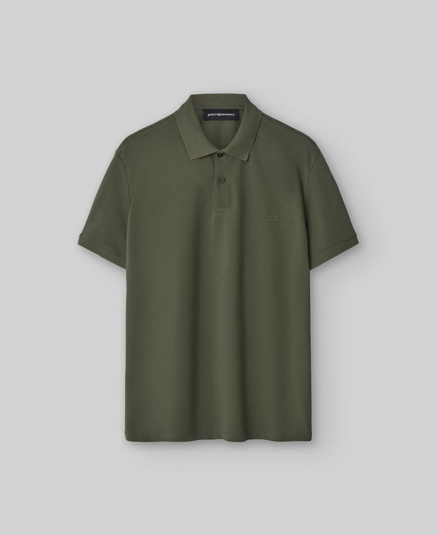 Organic cotton piqué polo shirt man