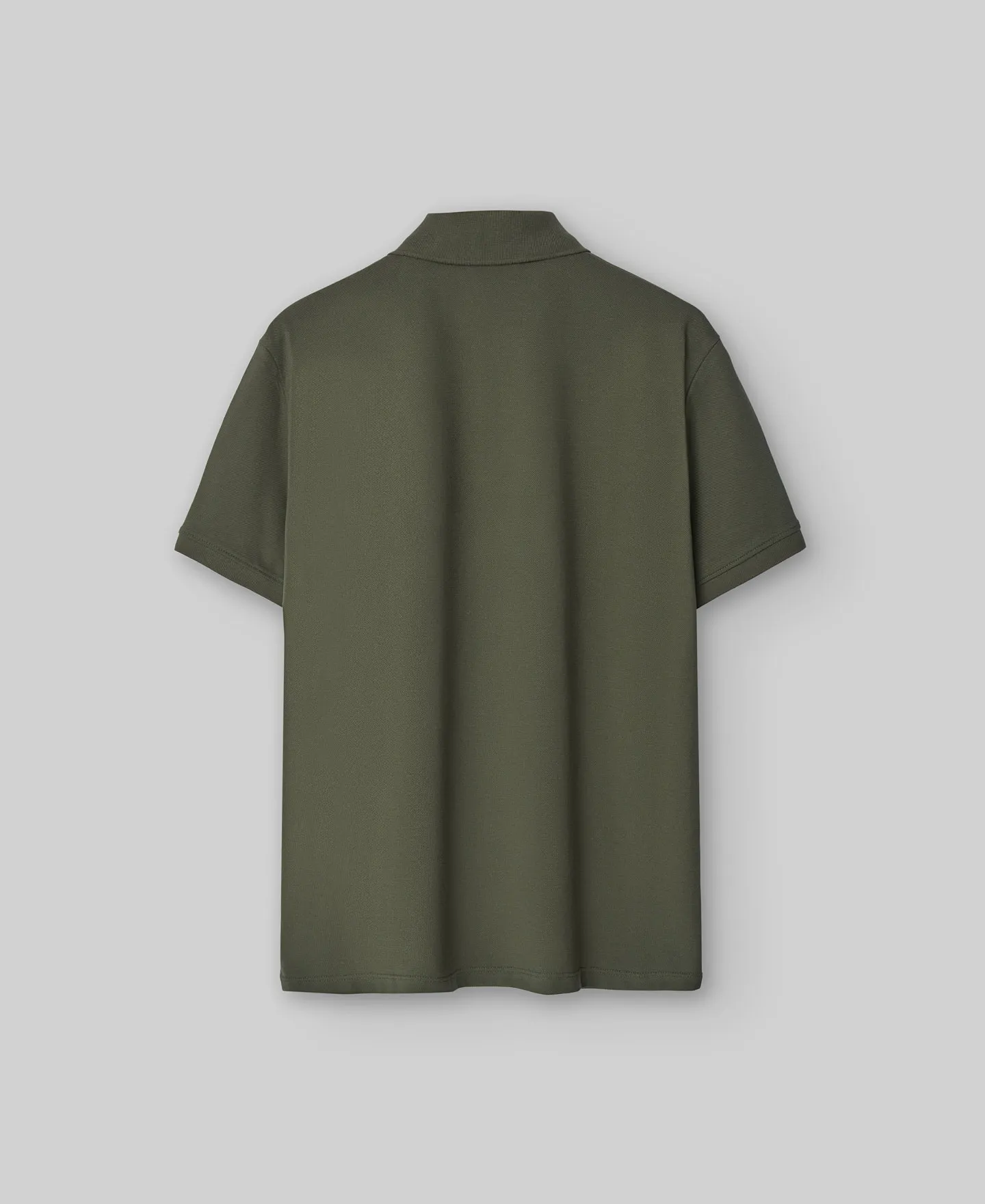 Organic cotton piqué polo shirt man