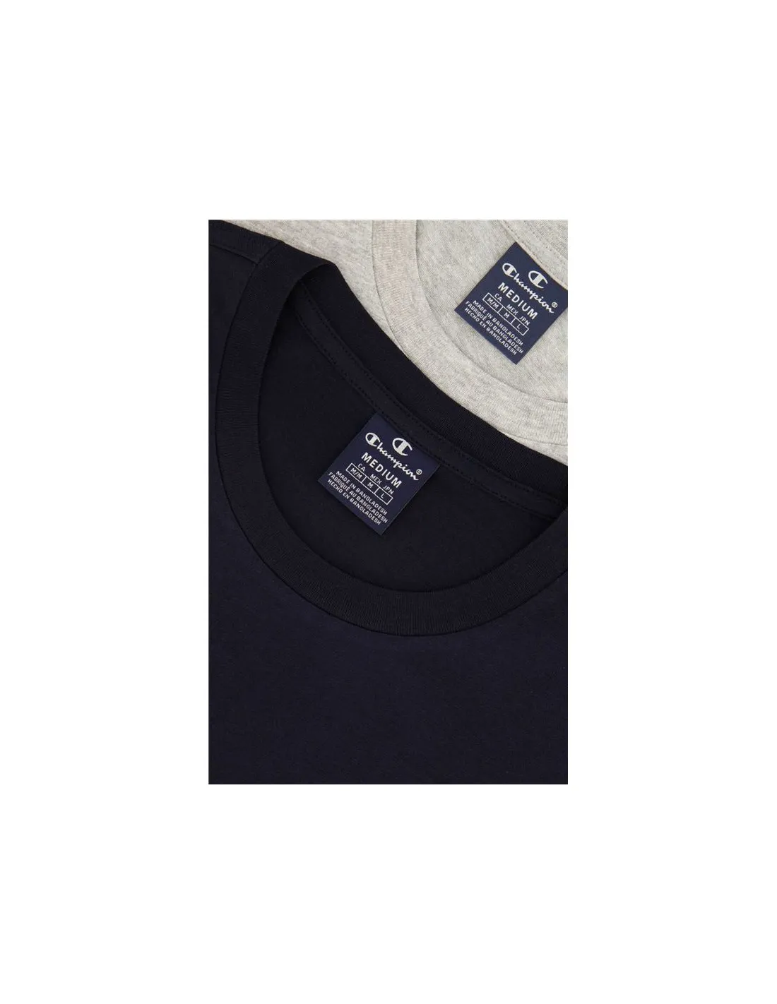 PACK 2 CAMISETAS CHAMPION CREWNECK GREY BLACK