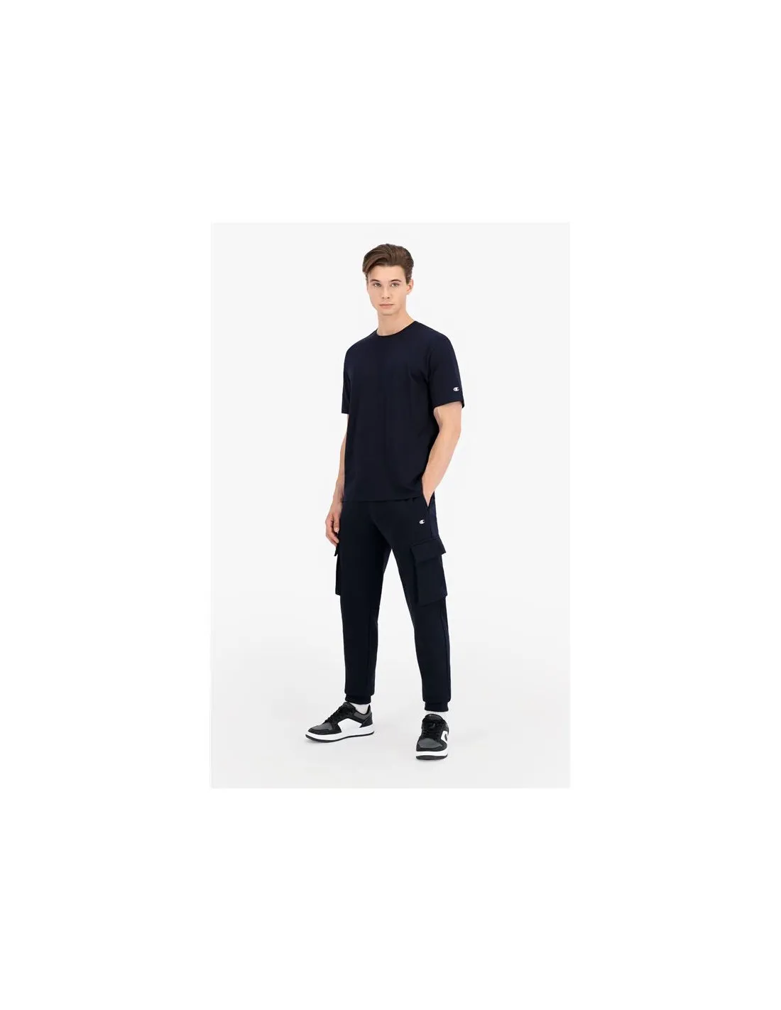 PACK 2 CAMISETAS CHAMPION CREWNECK GREY BLACK