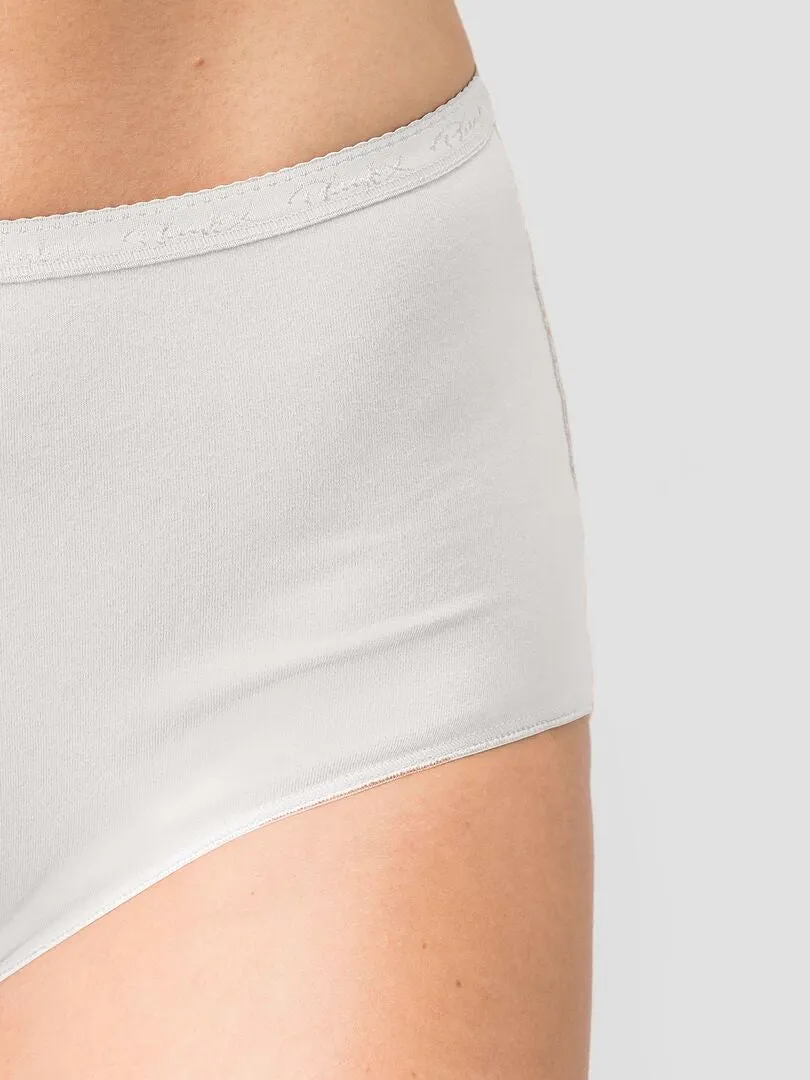 PACK DE 2 BRAGUITAS MAXI COTTON 'PLAYTEX'  BLANCO