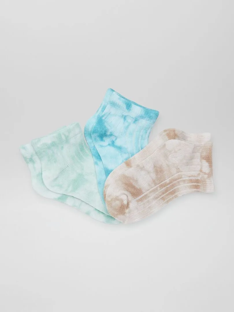 PACK DE 3 PARES DE CALCETINES  AZUL