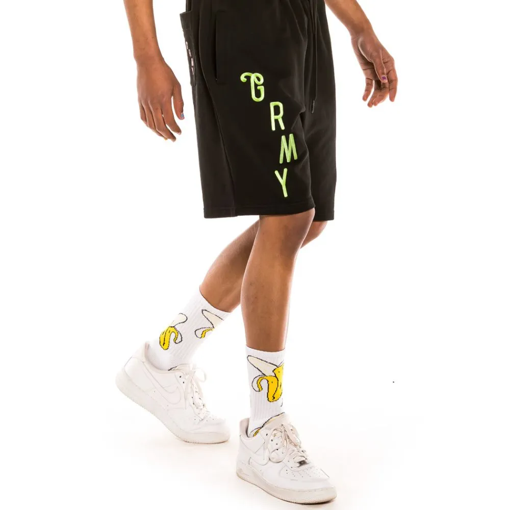 PACK GRIMEY SHORT + TEE "JUNGLE PUNCH"  BLACK | SPRING 22