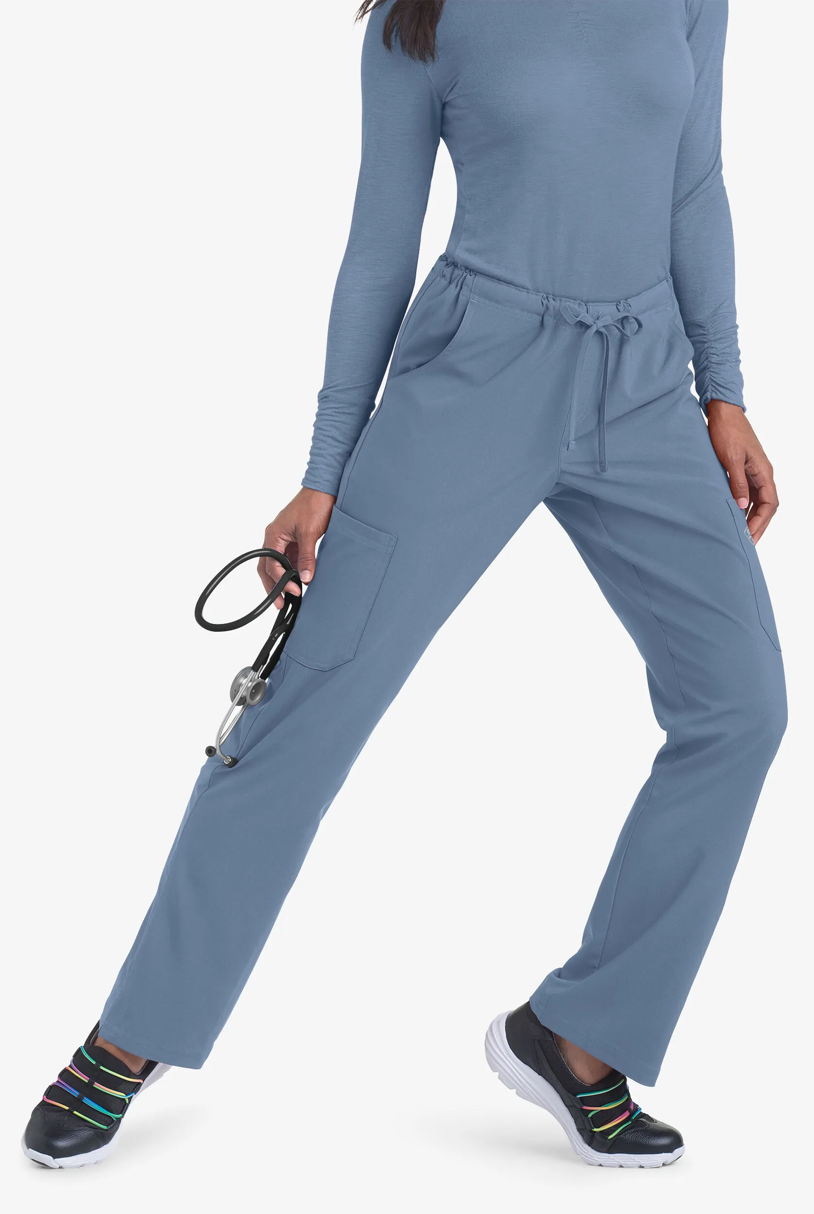Pantalón médico Easy STRETCH Eden con cordón y 4 bolsillos para mujer