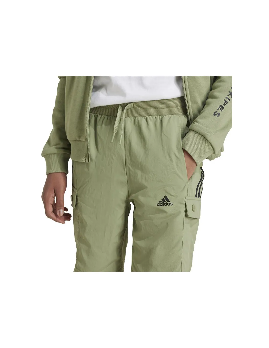 Pantalones adidas Street Jam Woven Cargo Infantil Verde