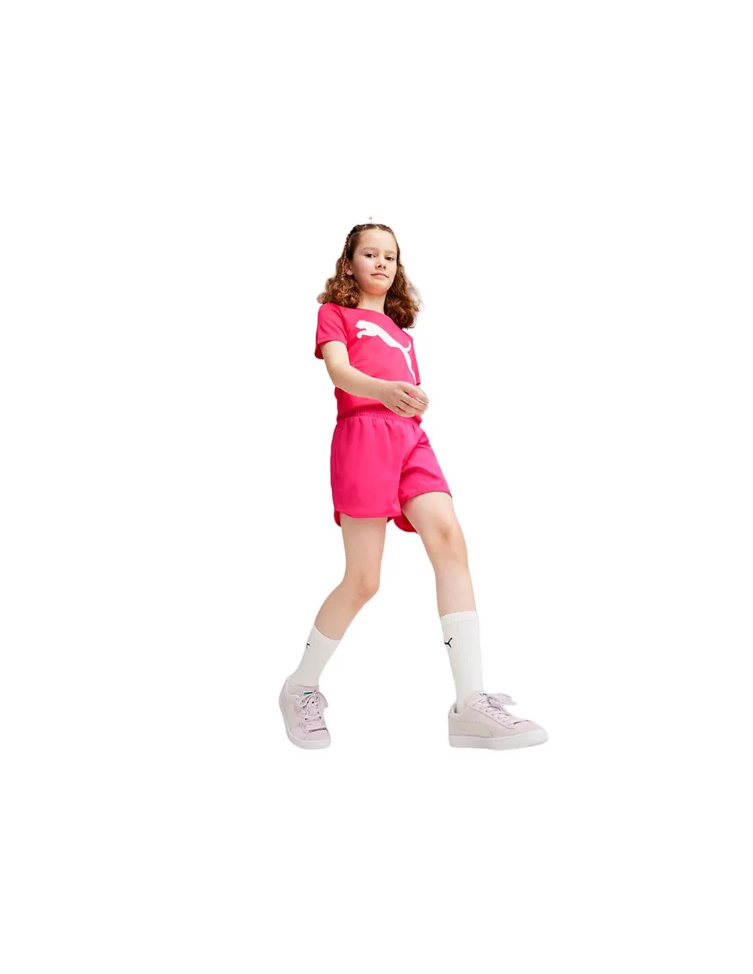 Pantalón Puma Active Infantil Rosa