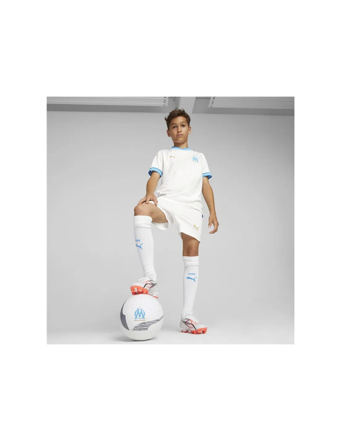 Pantalón Puma Olympique de Marsella Replica Infantil Blanco