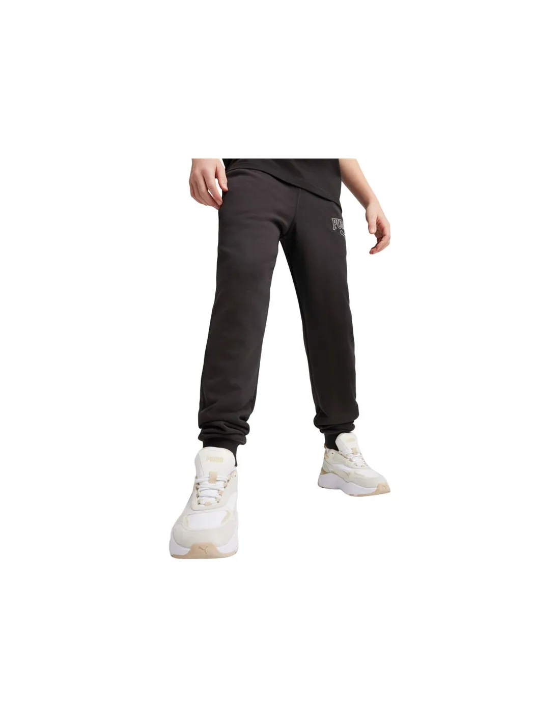 Pantalón Puma Squad Sweatpant Infantil Negro