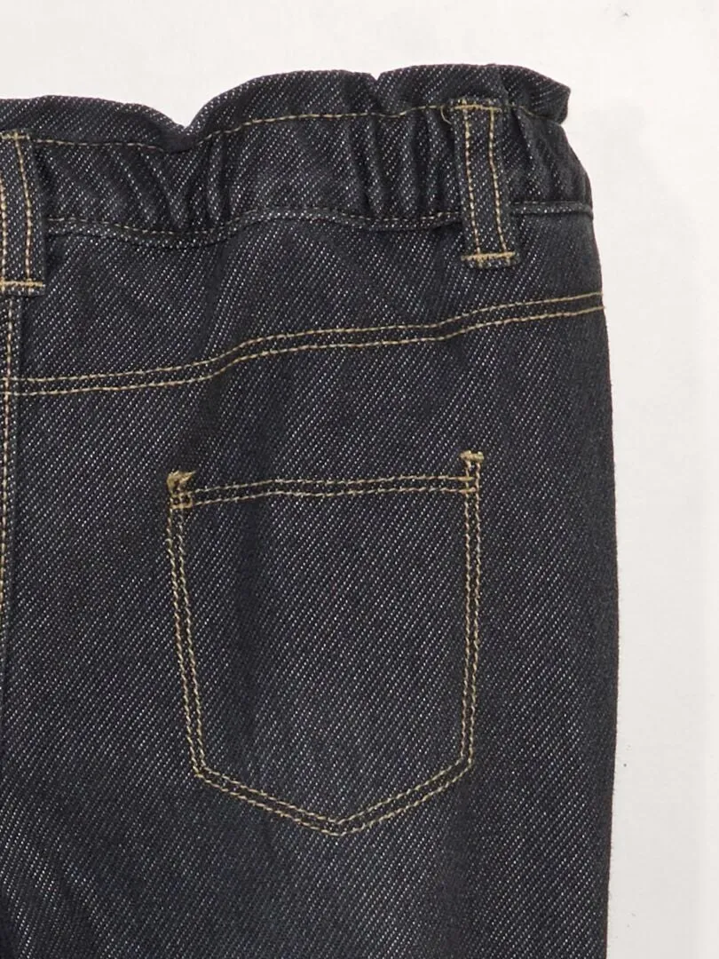PANTALóN VAQUERO FLARE   FáCIL DE PONER  GRIS