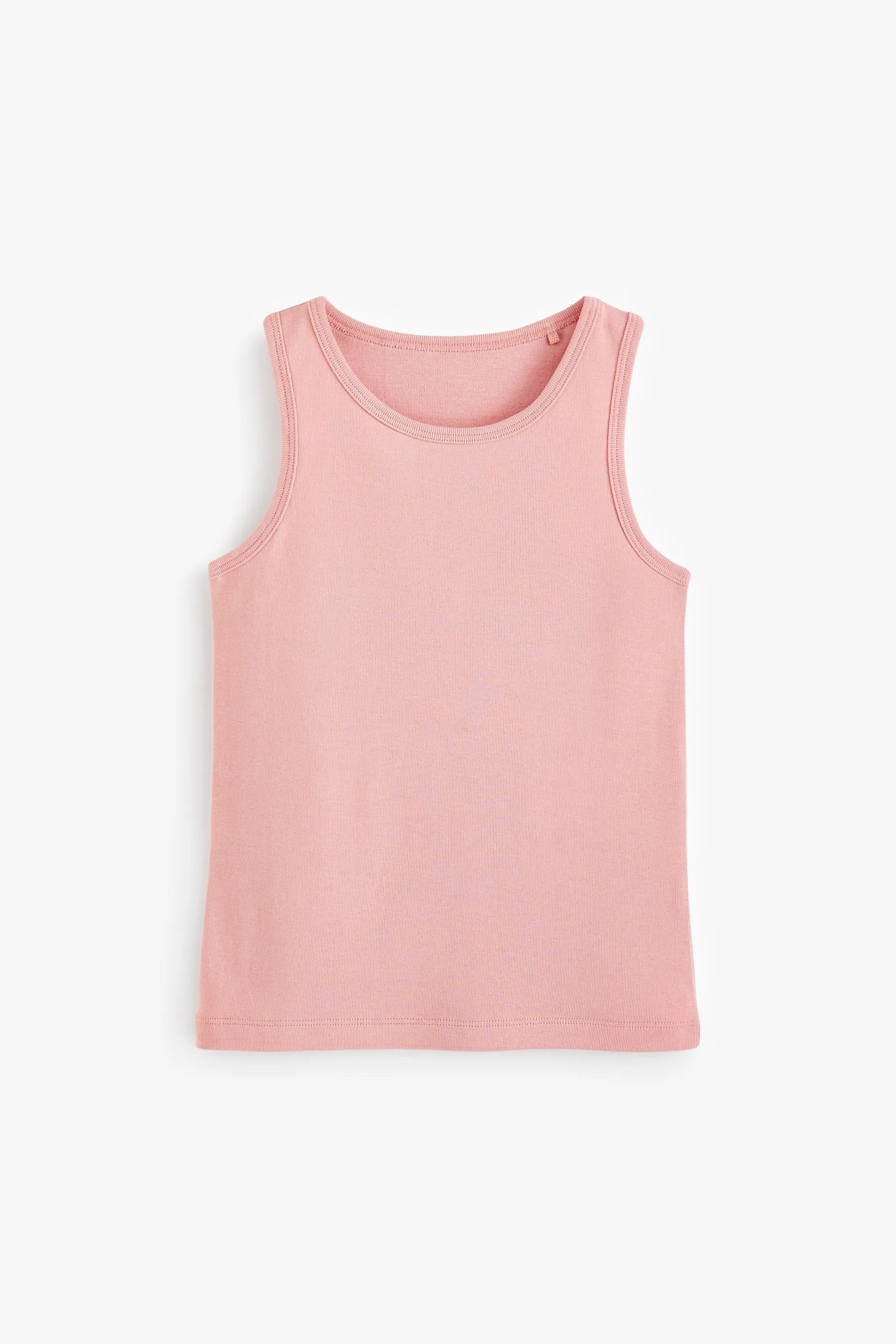 PASTEL MULTICOLOR  100% COTTON VESTS 5 PACK (1.516YRS)